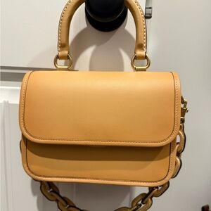 Coach Rogue Top Handle in tan